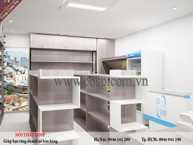 thiet ke sieu thi mini